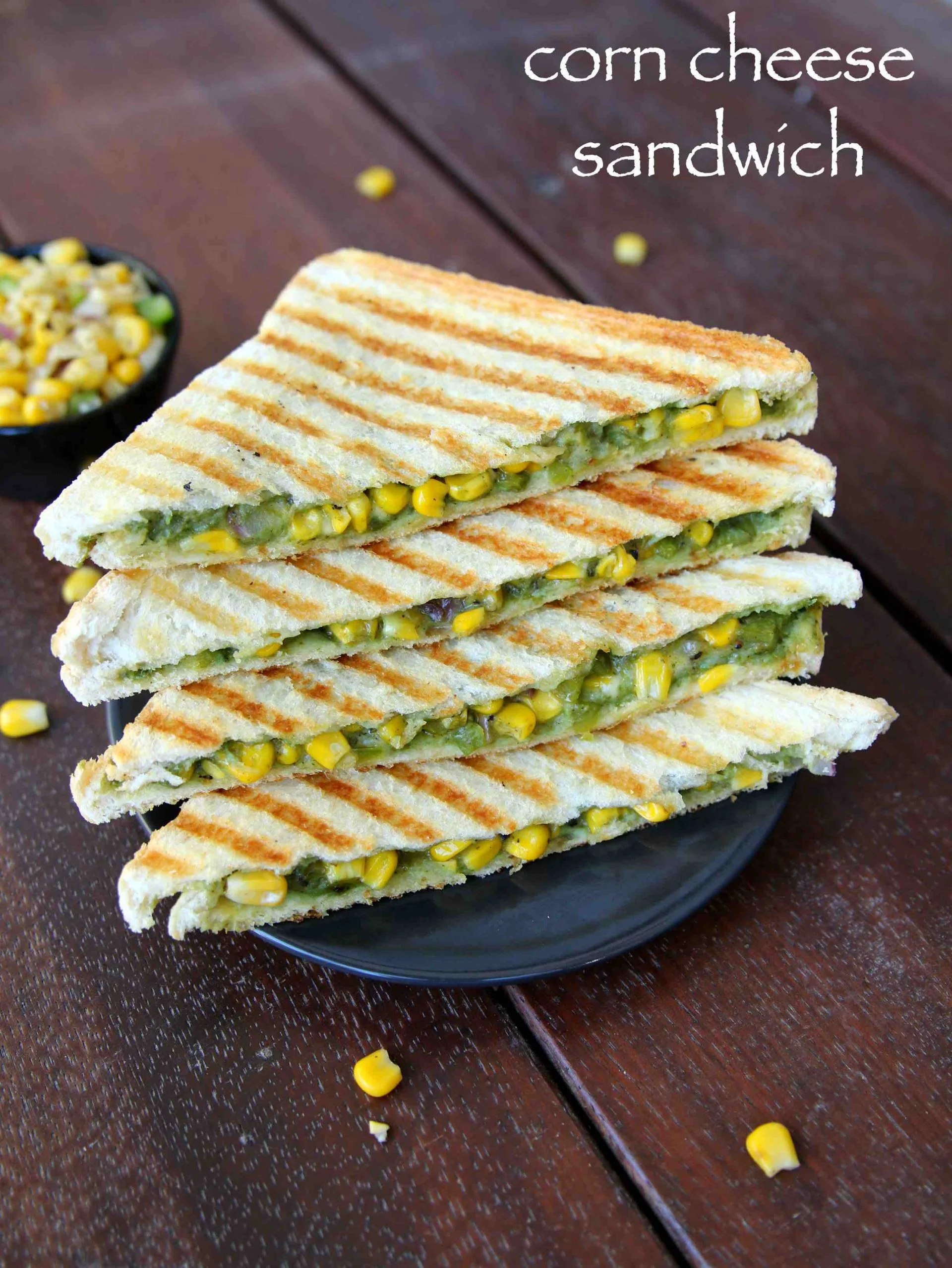 Corn And Cheese Sandwich