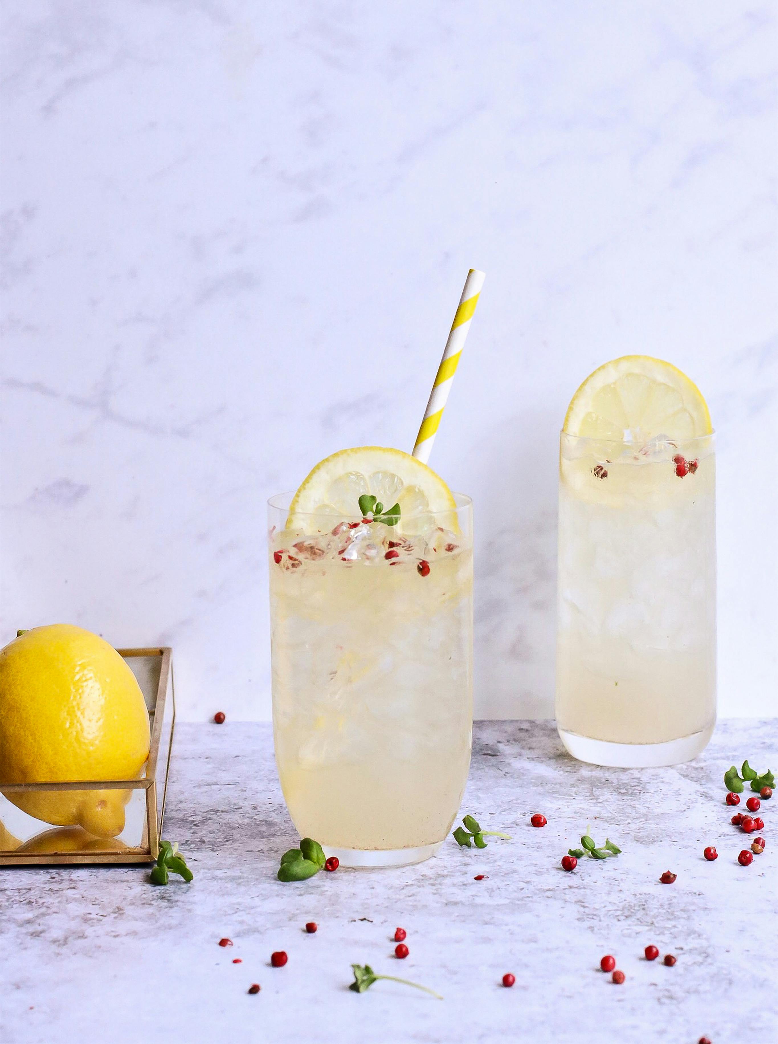 Matcha Honey Lemon Soda