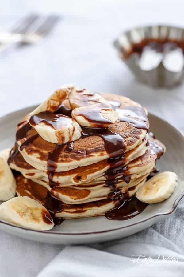 Nutella Banana Pancakes