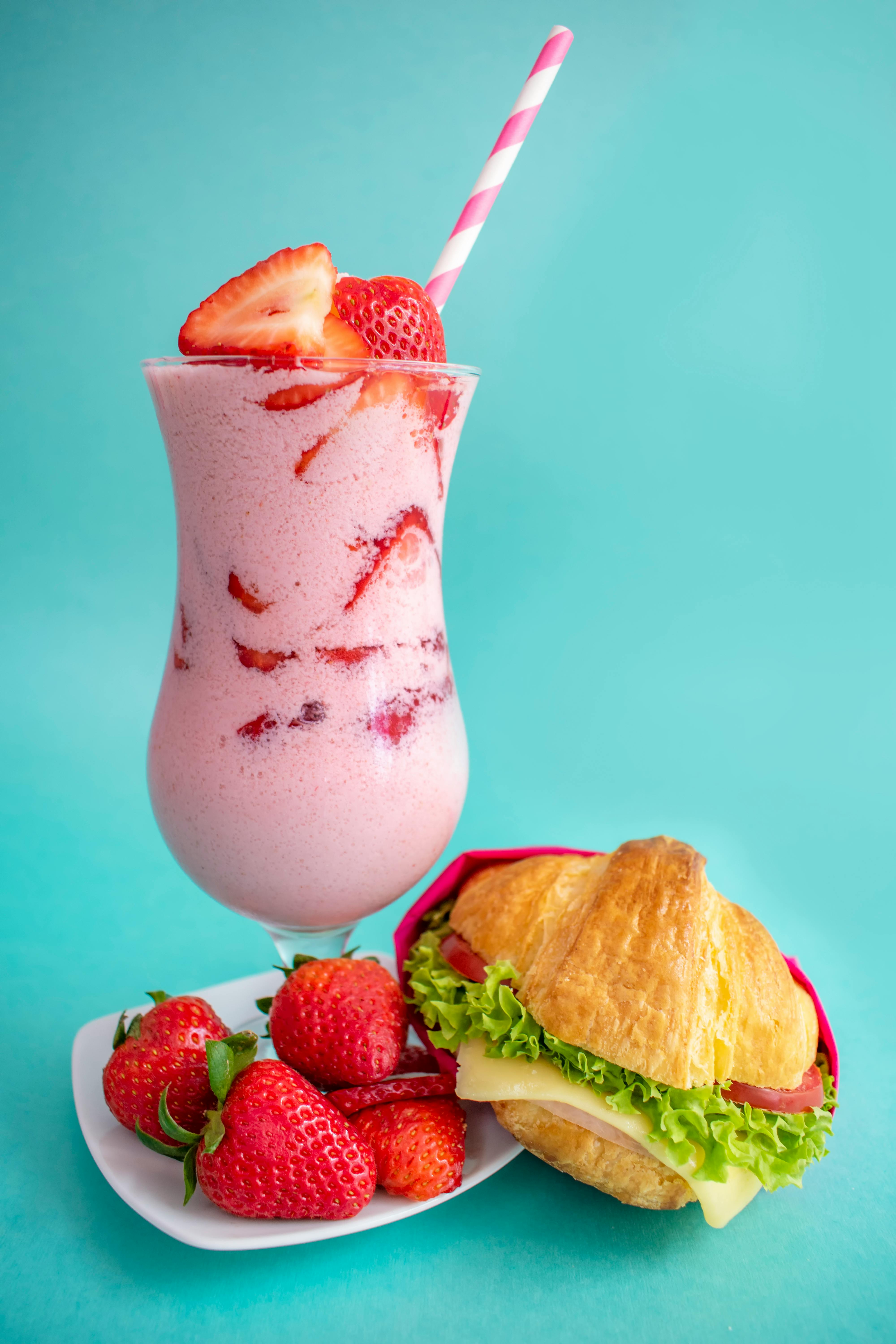 Strawberry milkshake